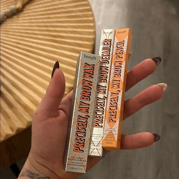 Benefit Brow Pencil and Wax Set - Orange and Silver - Picture 1 of 6